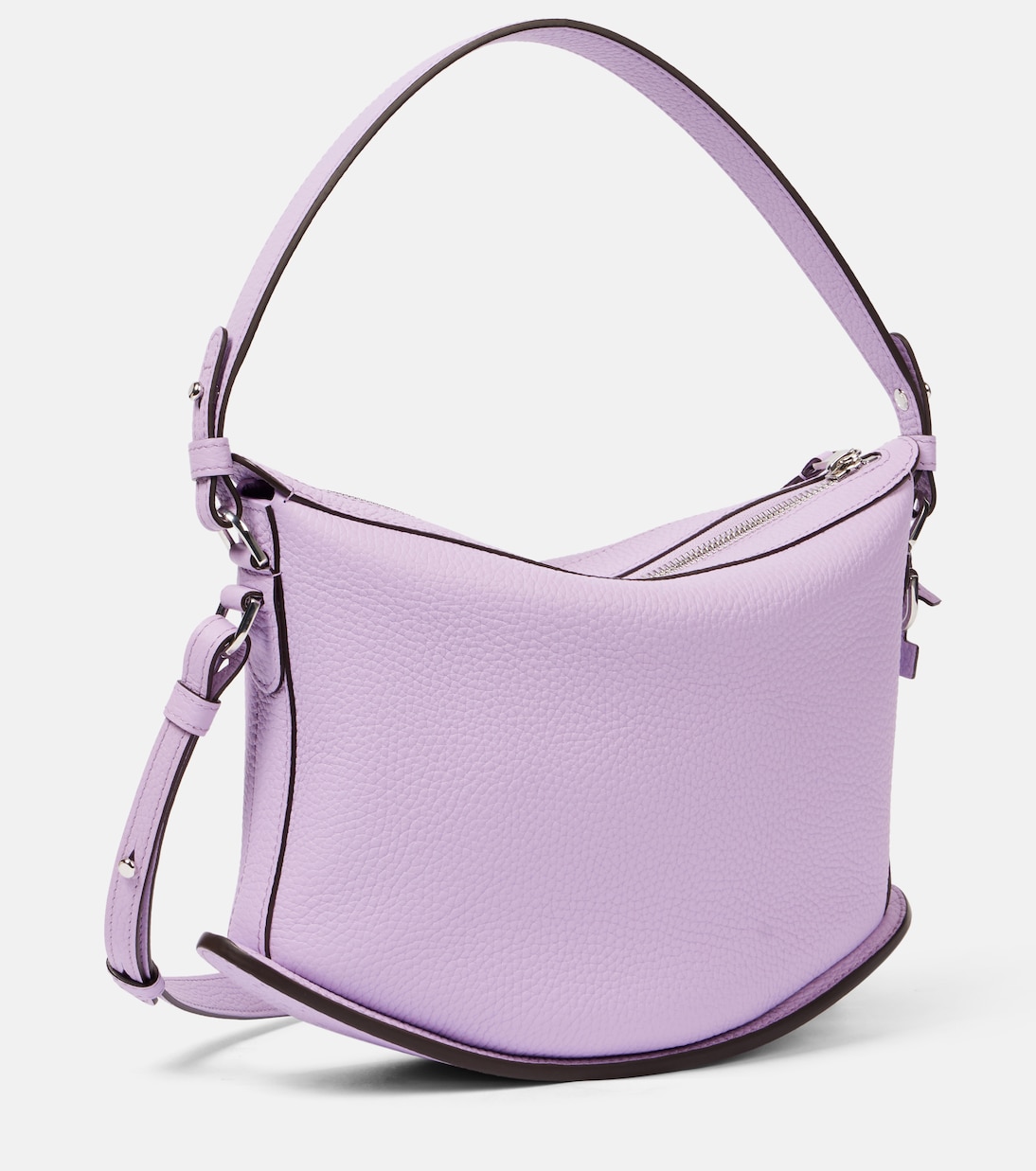 Schultertasche Pin Swing aus Leder | Delvaux