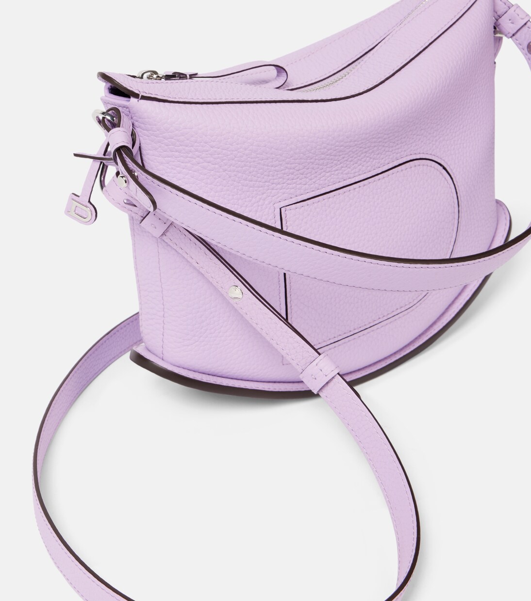 Schultertasche Pin Swing aus Leder | Delvaux