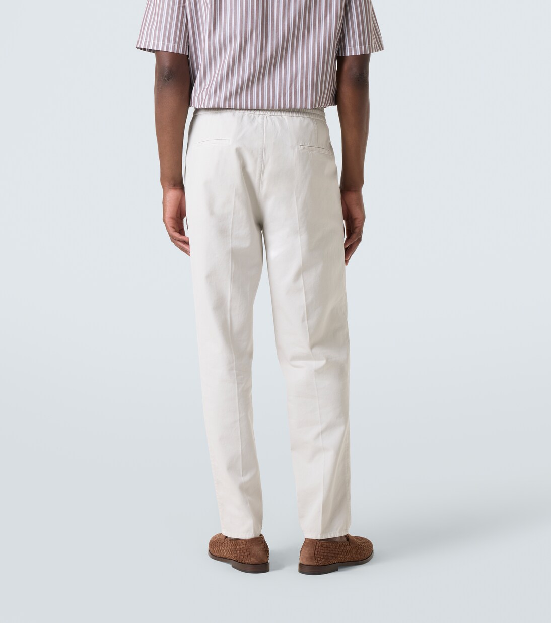 Cotton corduroy slim pants | Brunello Cucinelli