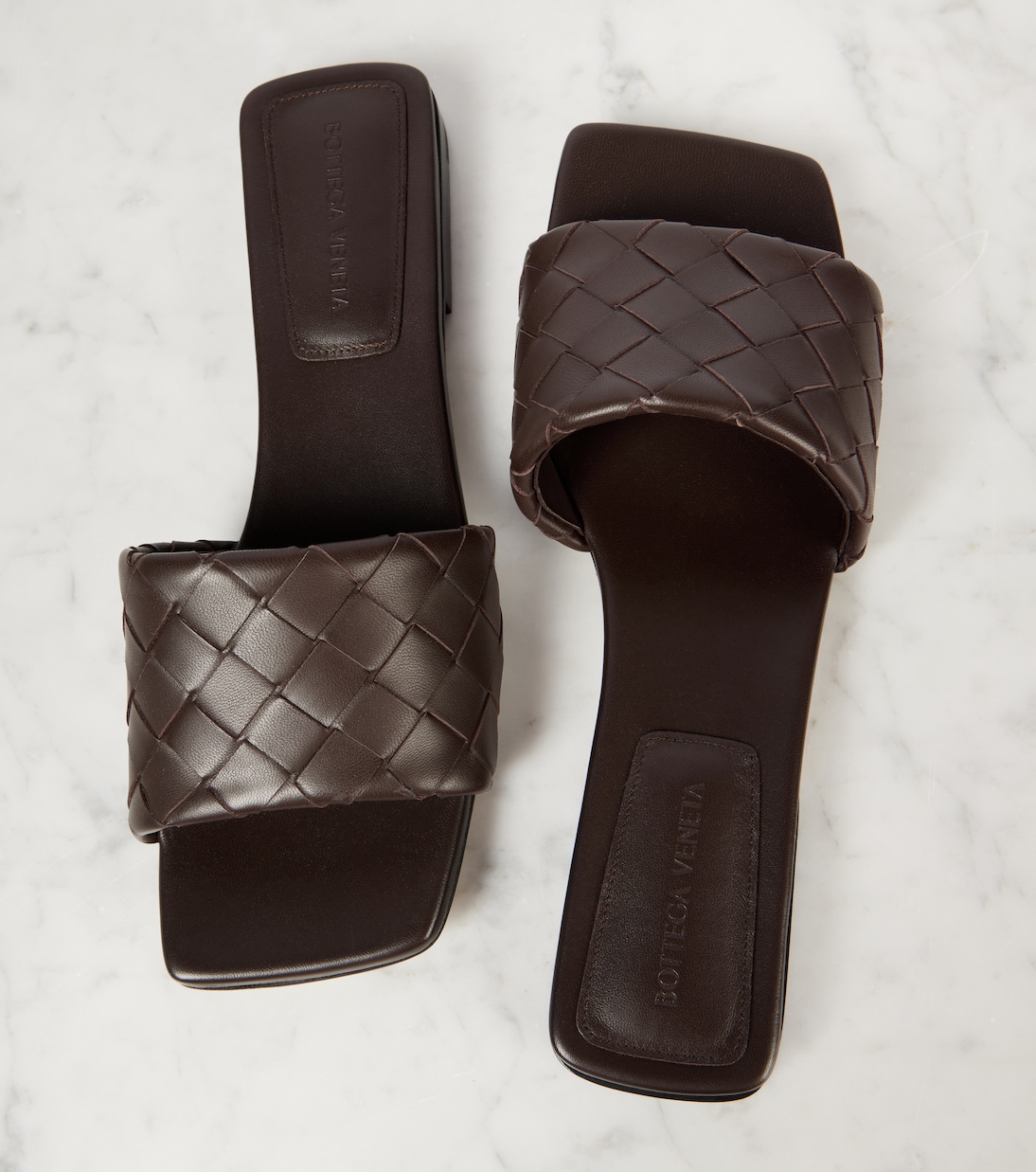 Parco Intrecciato leather mules | Bottega Veneta