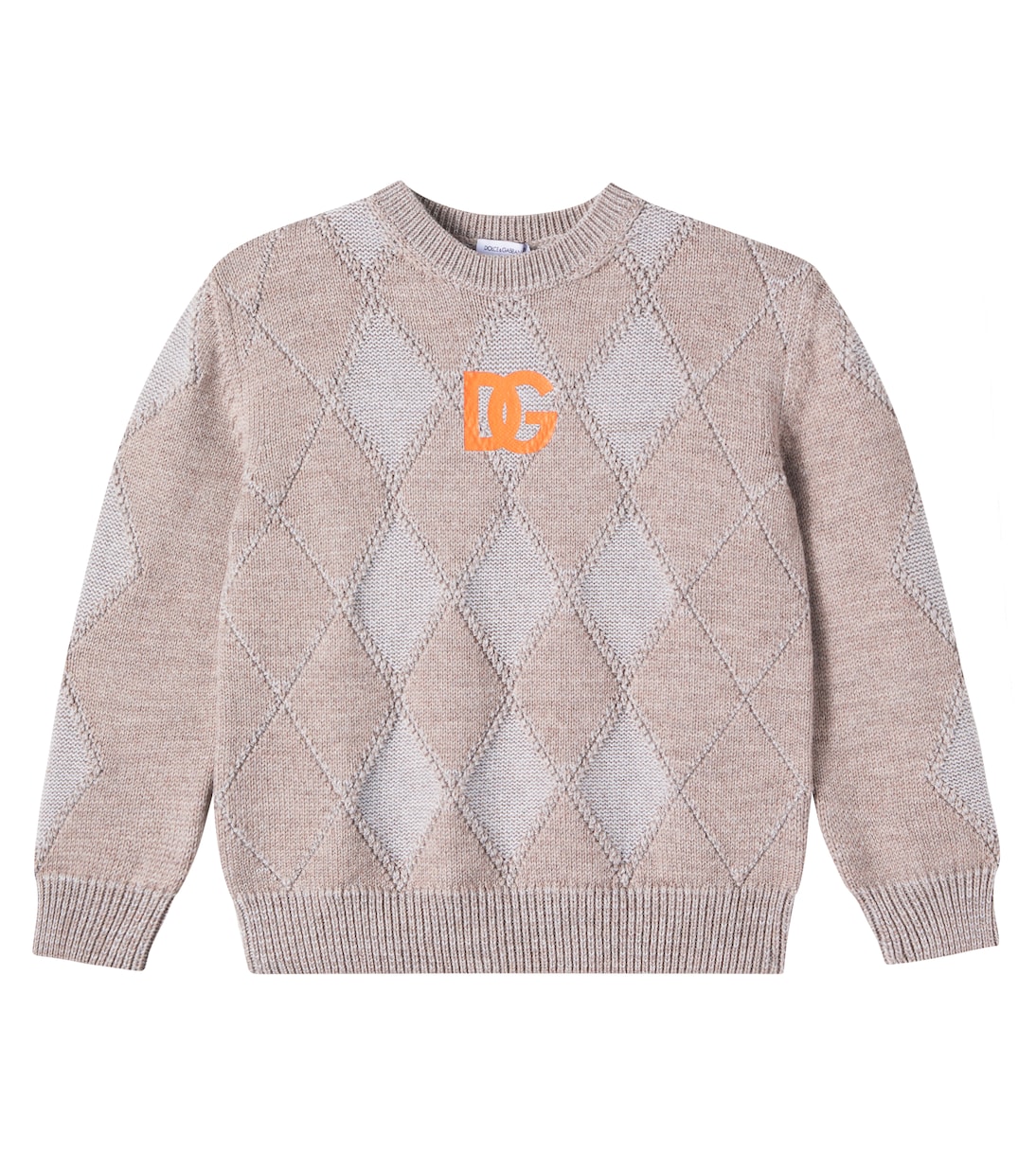 DG Intarsia wool sweater | Dolce&Gabbana Kids