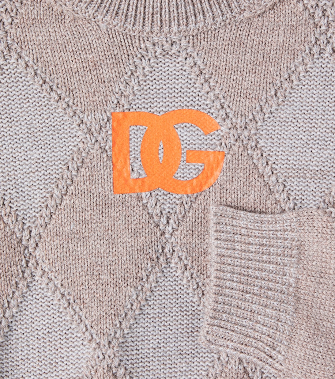 DG Intarsia wool sweater | Dolce&Gabbana Kids