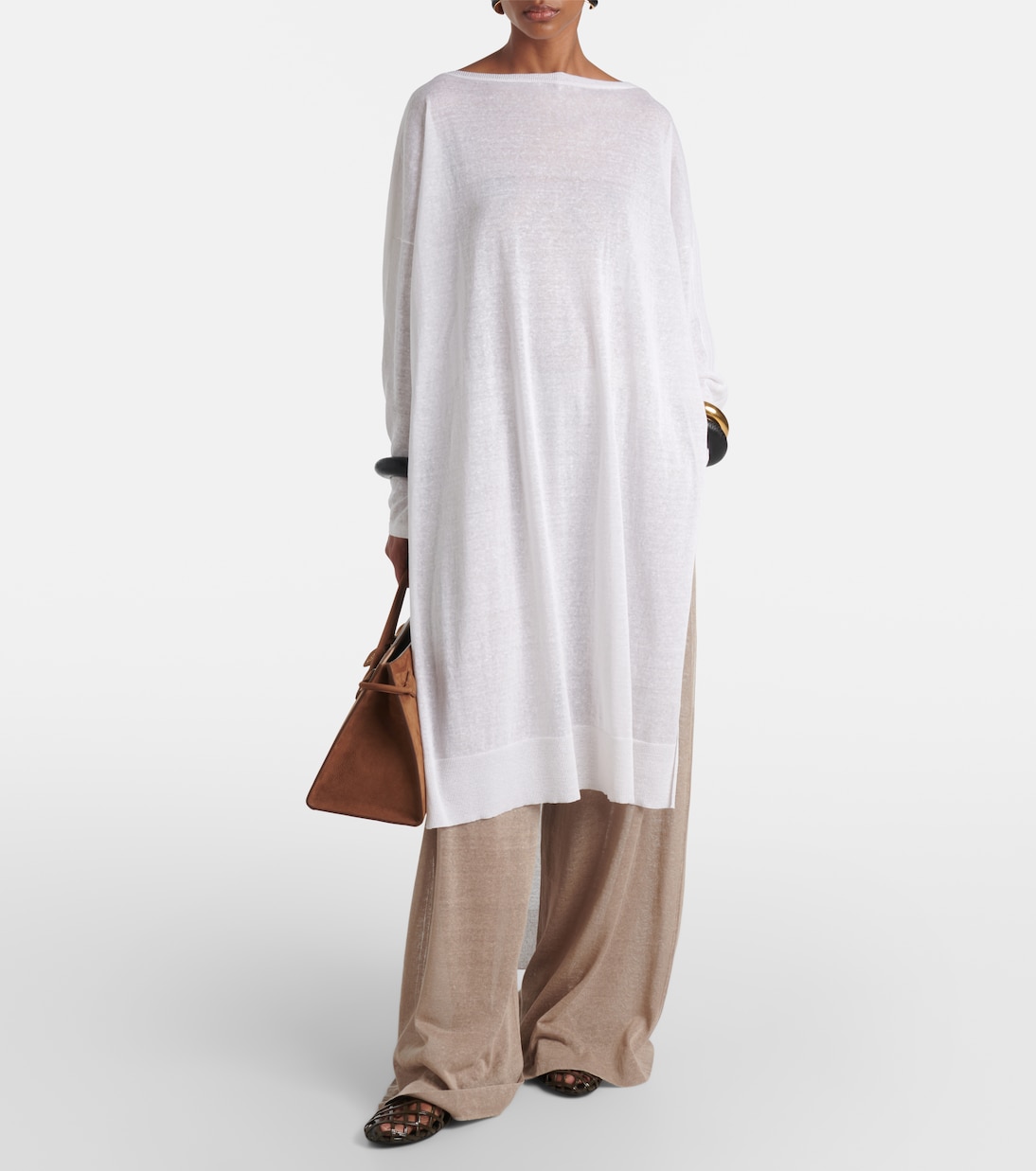 Le Teckel suede tote bag | Alaïa