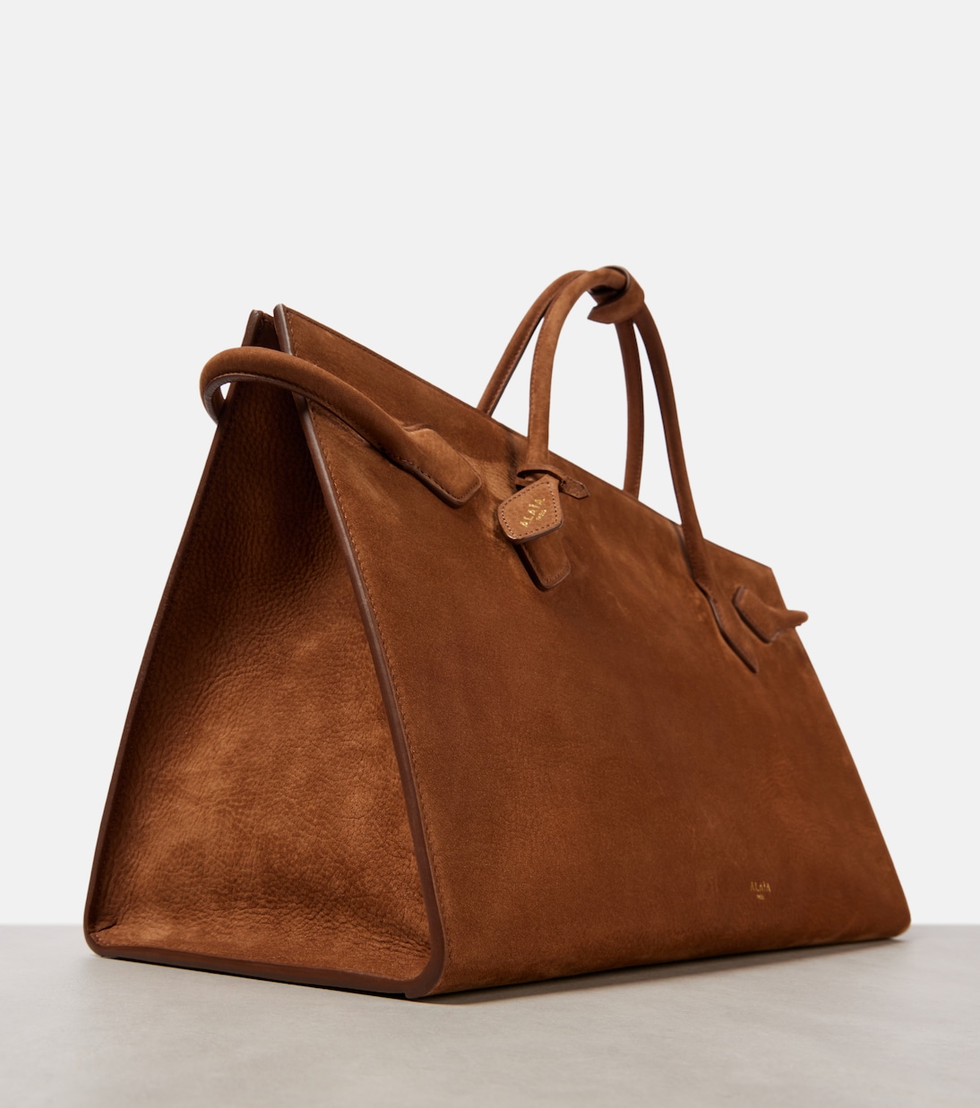Le Teckel suede tote bag | Alaïa