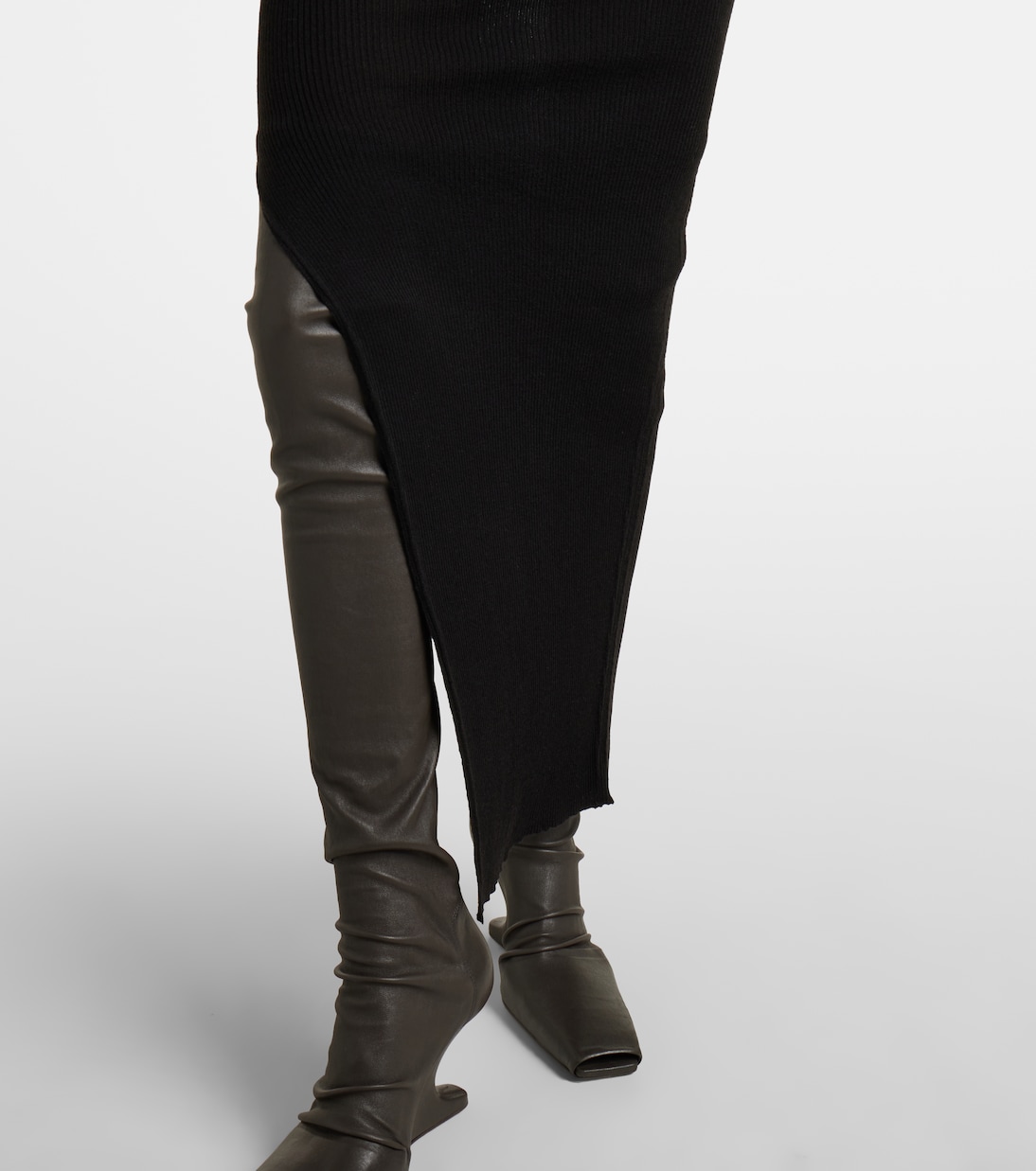 Robe longue Athena en laine vierge | Rick Owens