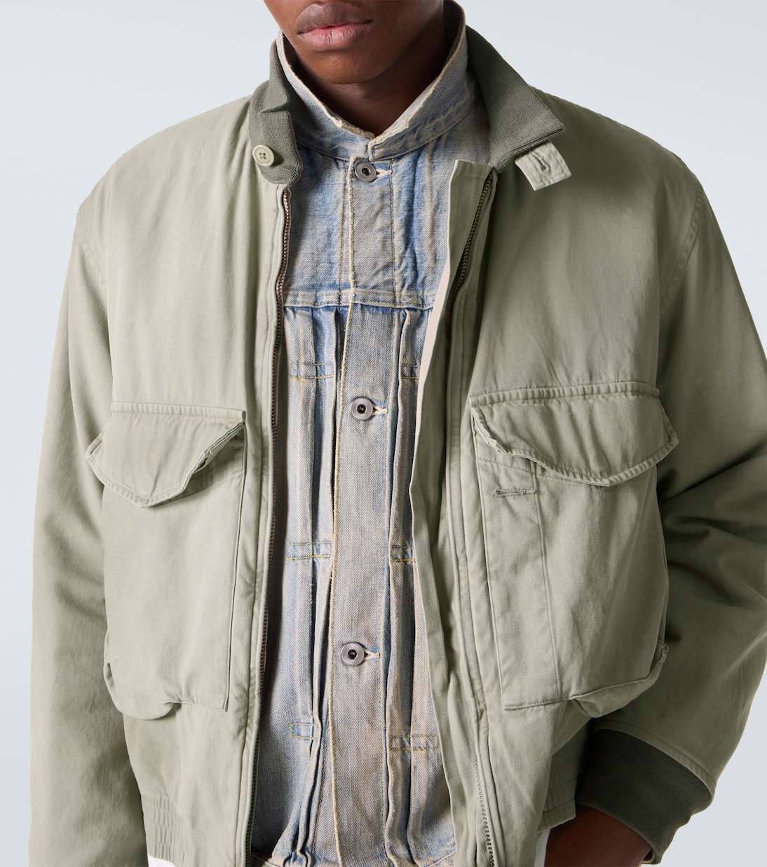 Vintage cotton blouson | A.Presse