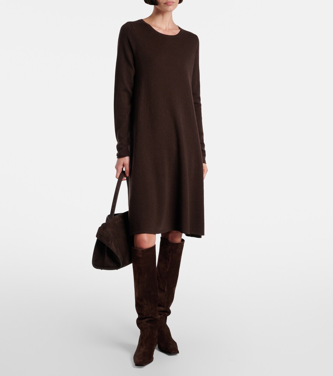 Midikleid aus Wolle und Kaschmir | Jardin des Orangers