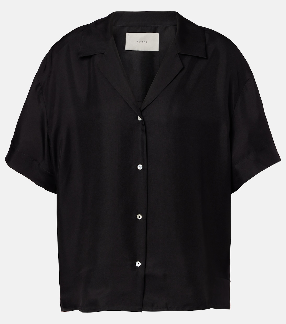 Prague silk twill shirt | Asceno