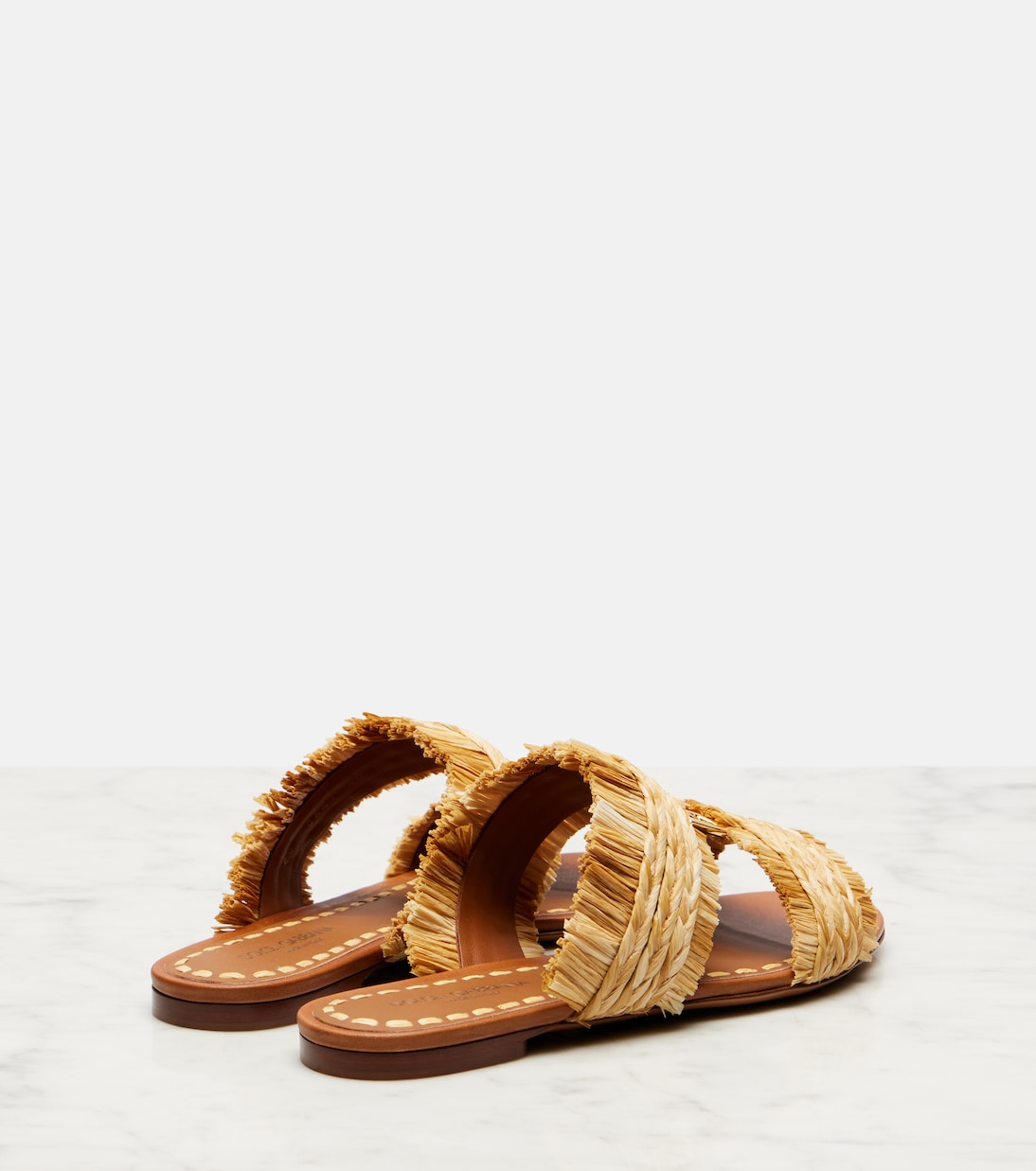 DG braided raffia-effect sandals  | Dolce&Gabbana