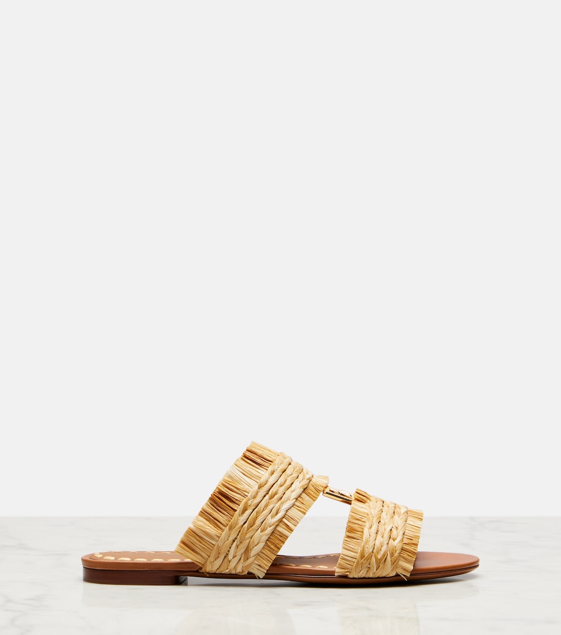 DG braided raffia-effect sandals  | Dolce&Gabbana