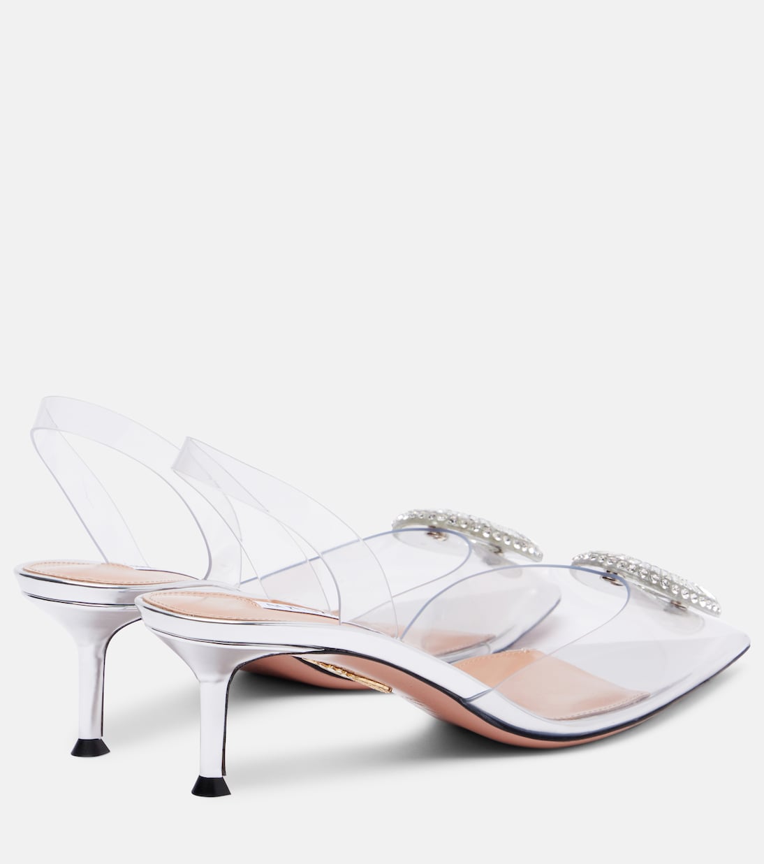 Pumps slingback Crystal Hoop 50 | Aquazzura