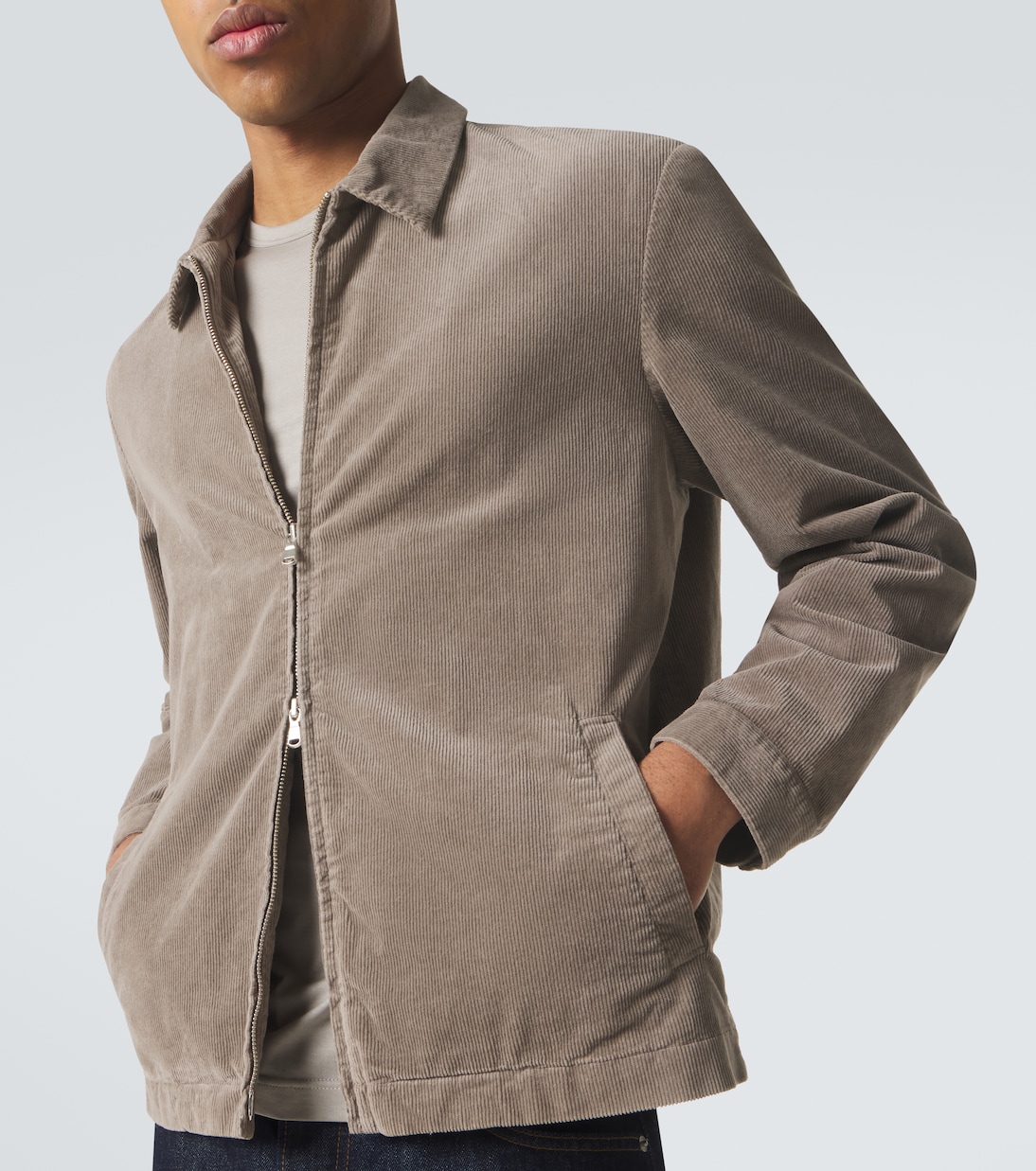 Cotton corduroy jacket | Sunspel
