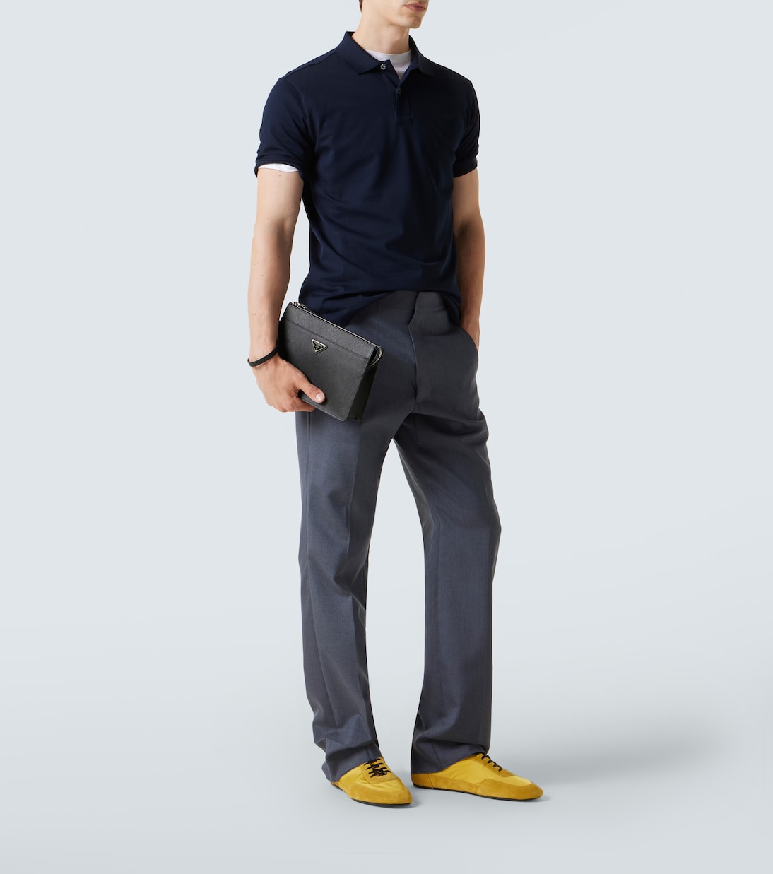 Saffiano leather pouch | Prada