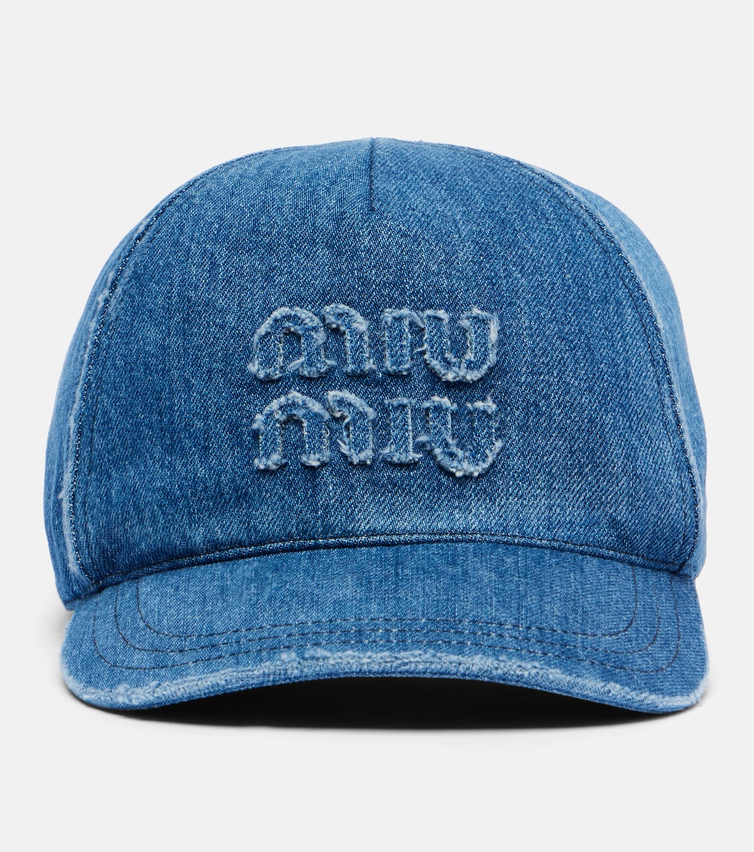 Baseballcap aus Denim | Miu Miu