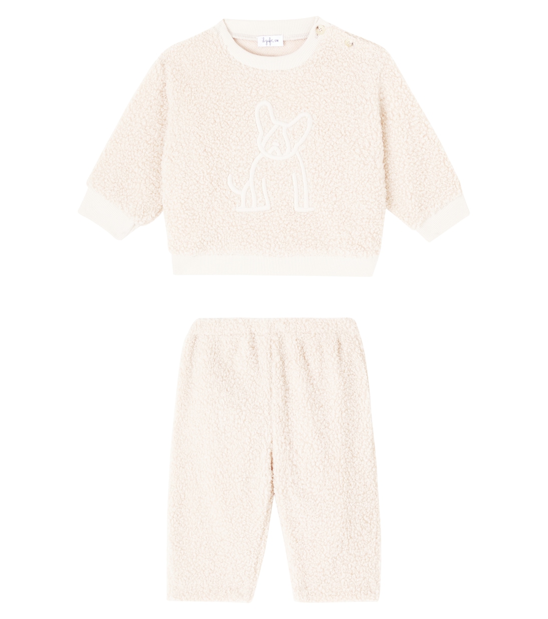 Baby fleece sweatshirt and sweatpants set | Il Gufo