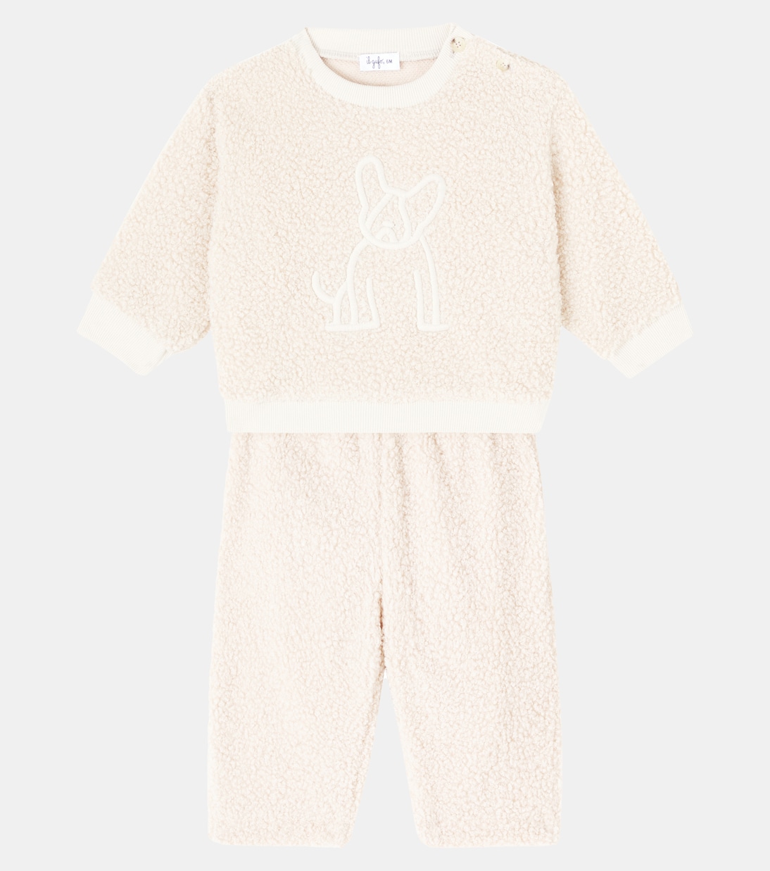 Baby fleece sweatshirt and sweatpants set | Il Gufo