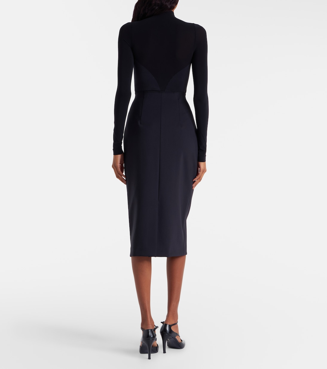 High-Rise-Bleistiftrock Midnight Grace aus Jersey | Wolford