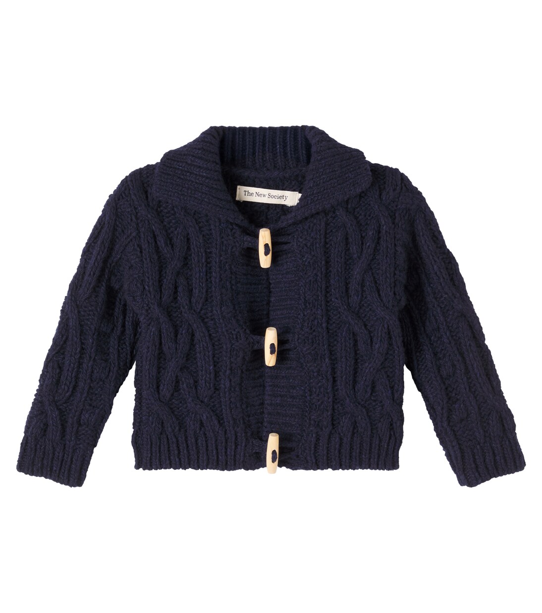 Baby Maria cable-knit wool-blend cardigan | The New Society