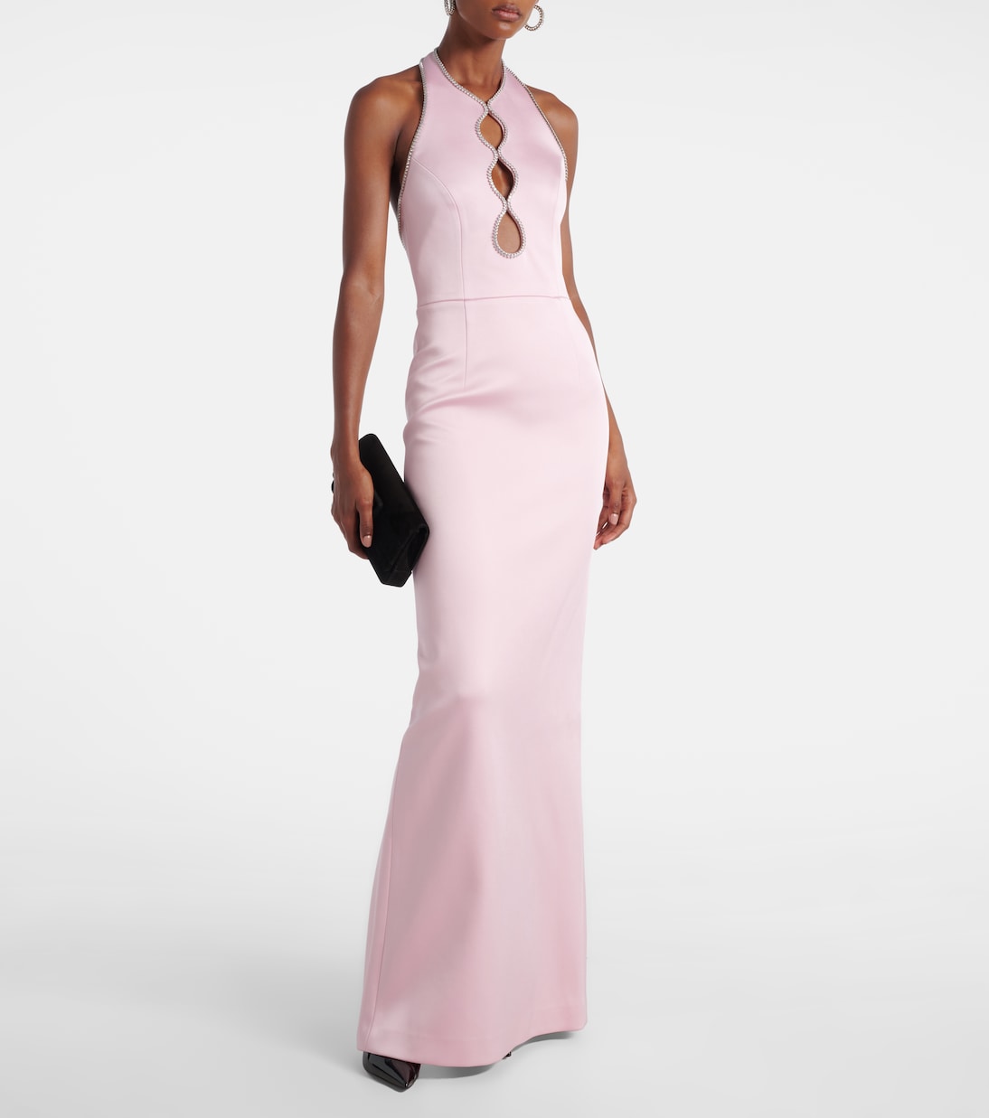 Robe longue Akari en satin | Rebecca Vallance