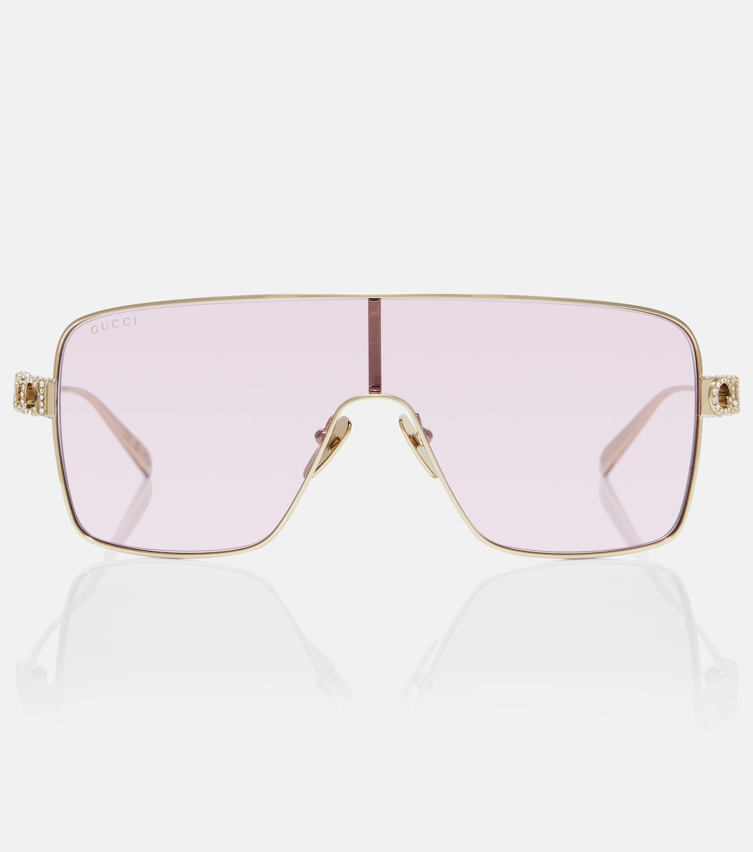 Lunettes de soleil à cristaux | Gucci