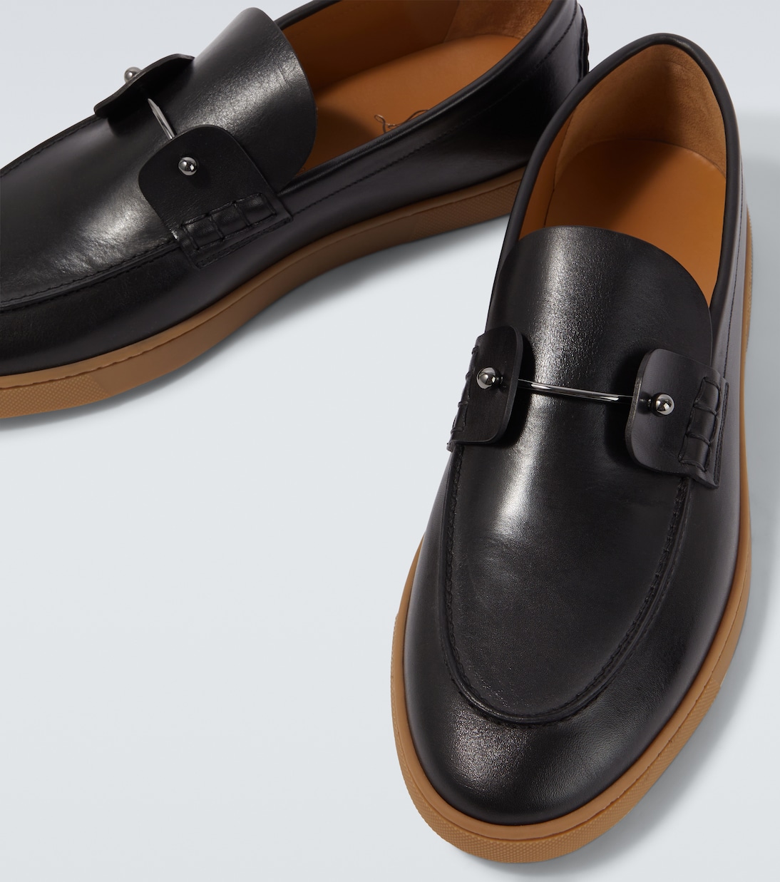 Chambeliboat leather slip-on shoes | Christian Louboutin