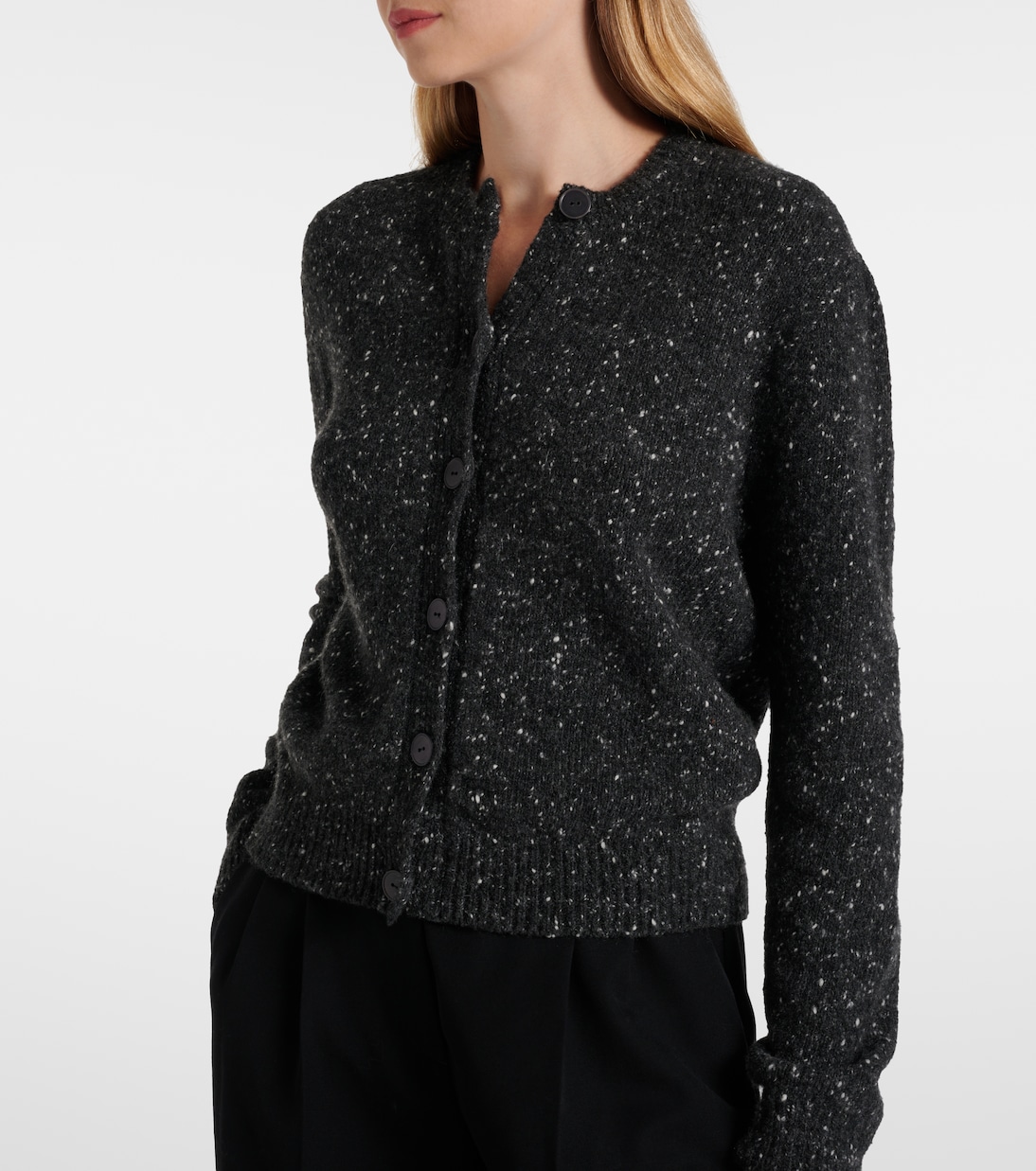 Mauino cashmere tweed cardigan | The Row