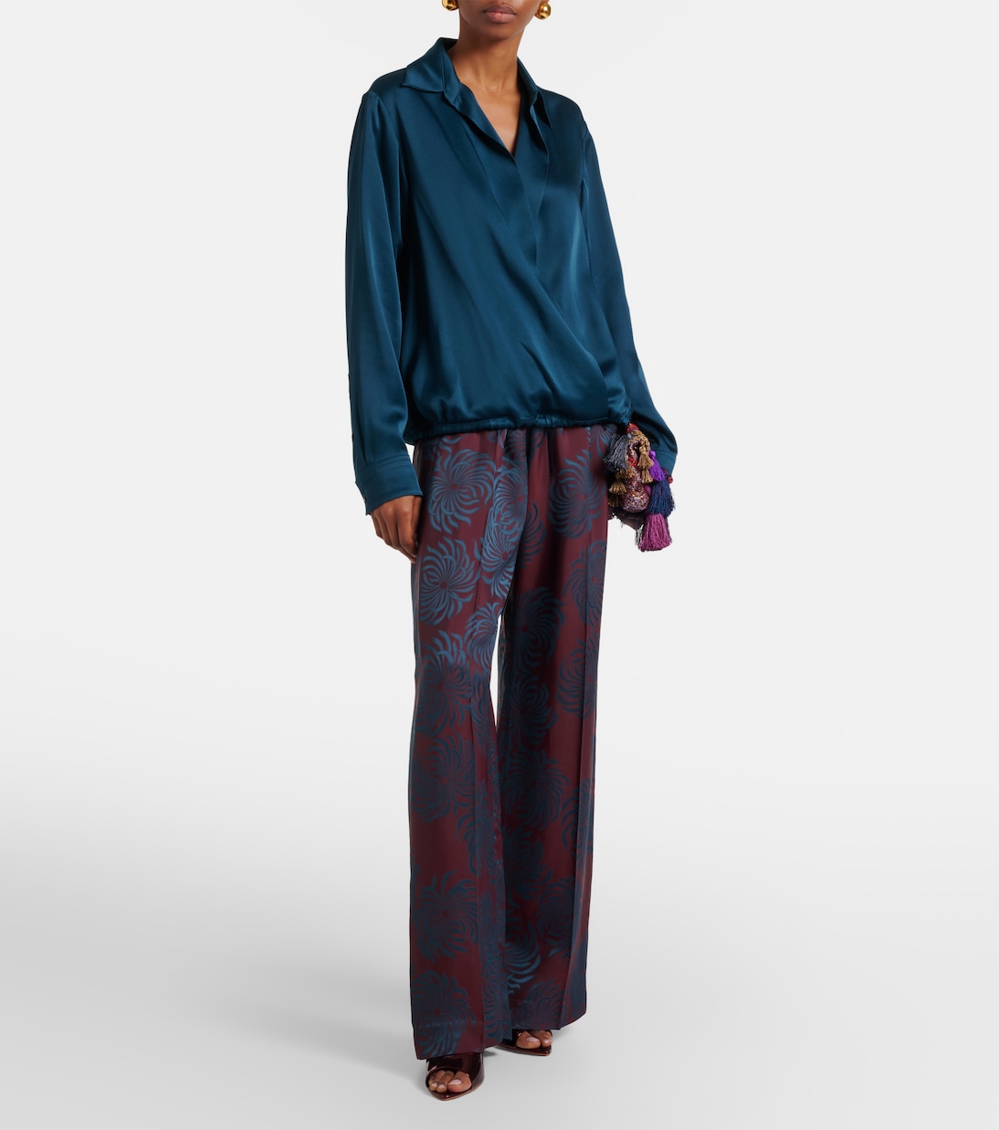 Pantoletten Miss Z 100 aus Metallic-Leder | Christian Louboutin