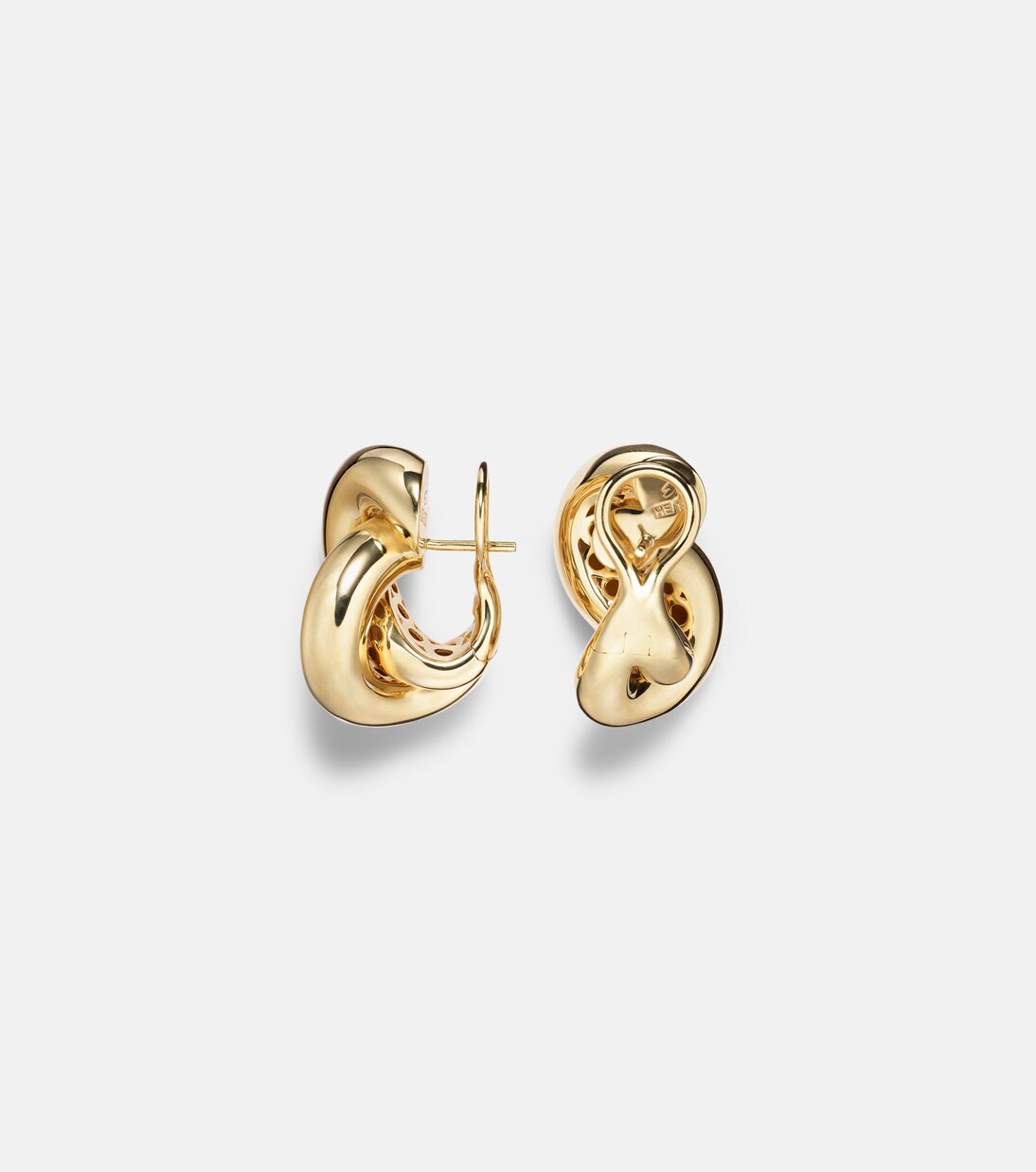 Legacy Knot Big 18kt gold earrings | Engelbert