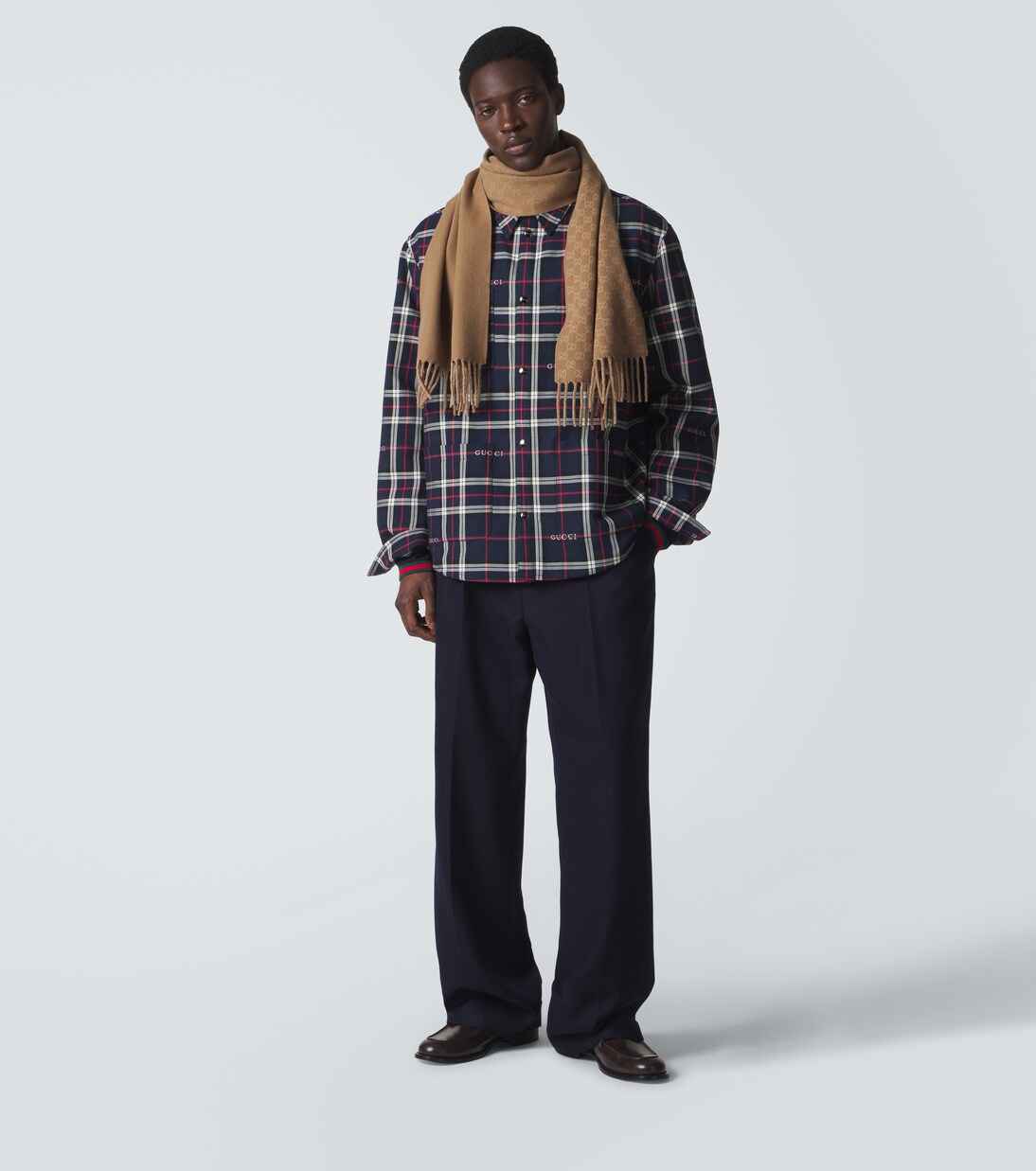 Schal GG aus Wolle und Kaschmir | Gucci