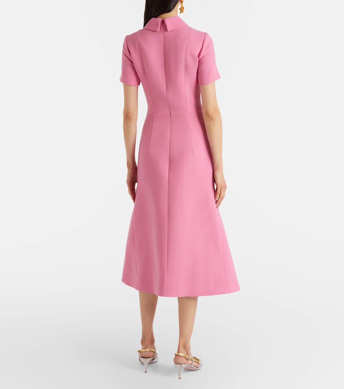 Eman wool crêpe midi dress | Emilia Wickstead