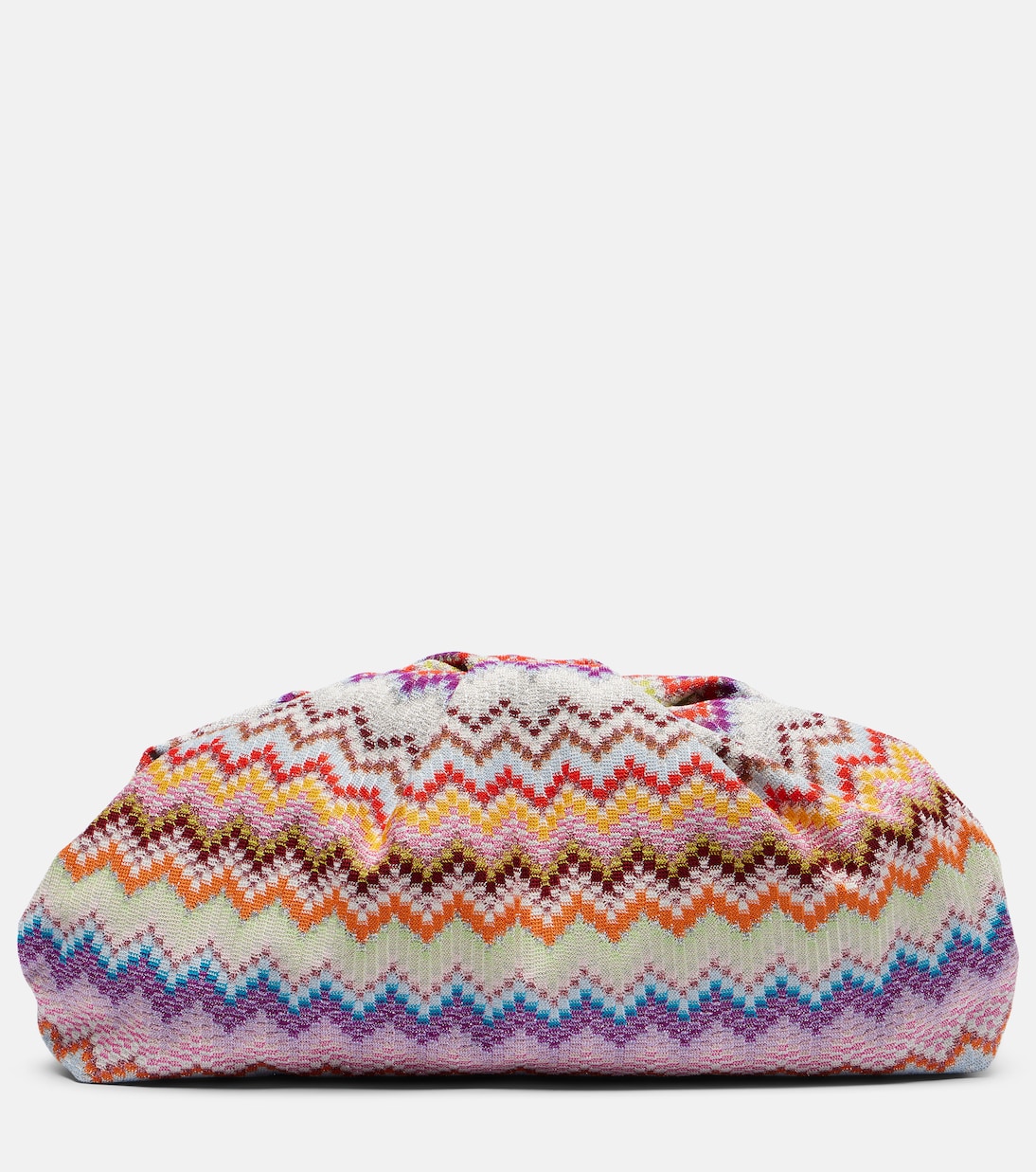Zigzag Large jacquard clutch | Missoni