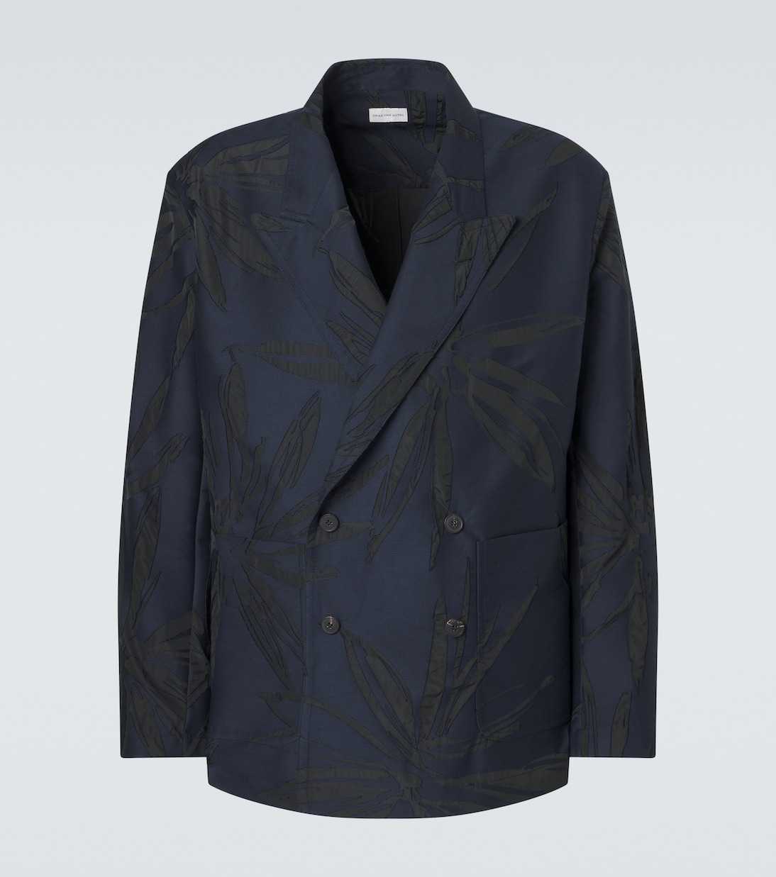 Cotton-blend jacquard blazer | Dries Van Noten