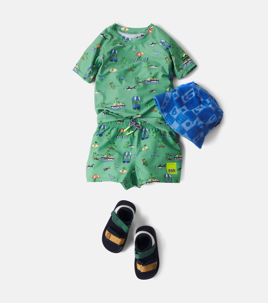 Neptune printed rashguard top | Molo