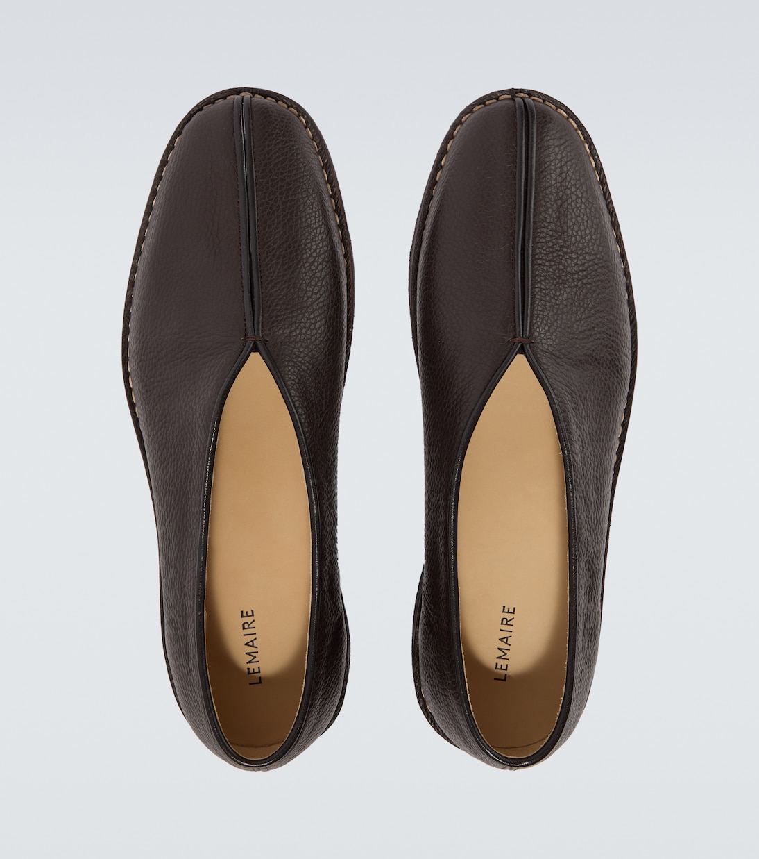 Slip-on in pelle profilata | Lemaire