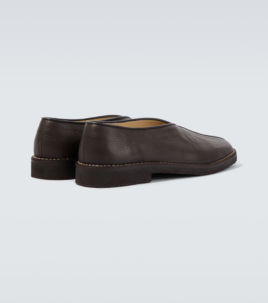 Slip-on in pelle profilata | Lemaire