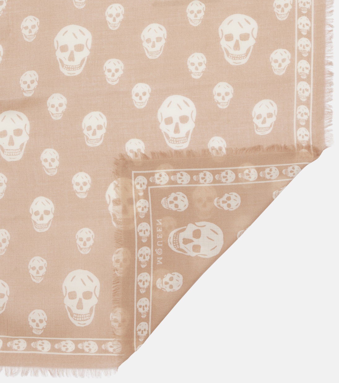Skull silk scarf | McQueen