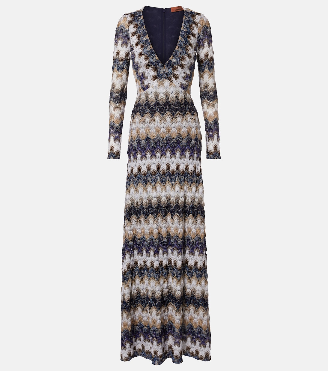 Lamé maxi dress | Missoni