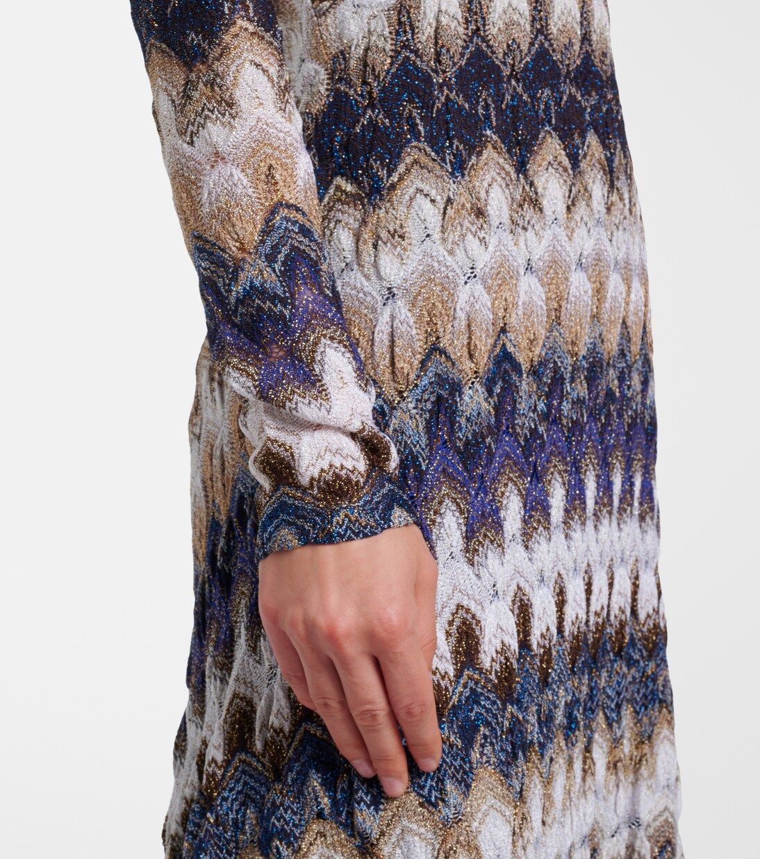 Lamé maxi dress | Missoni