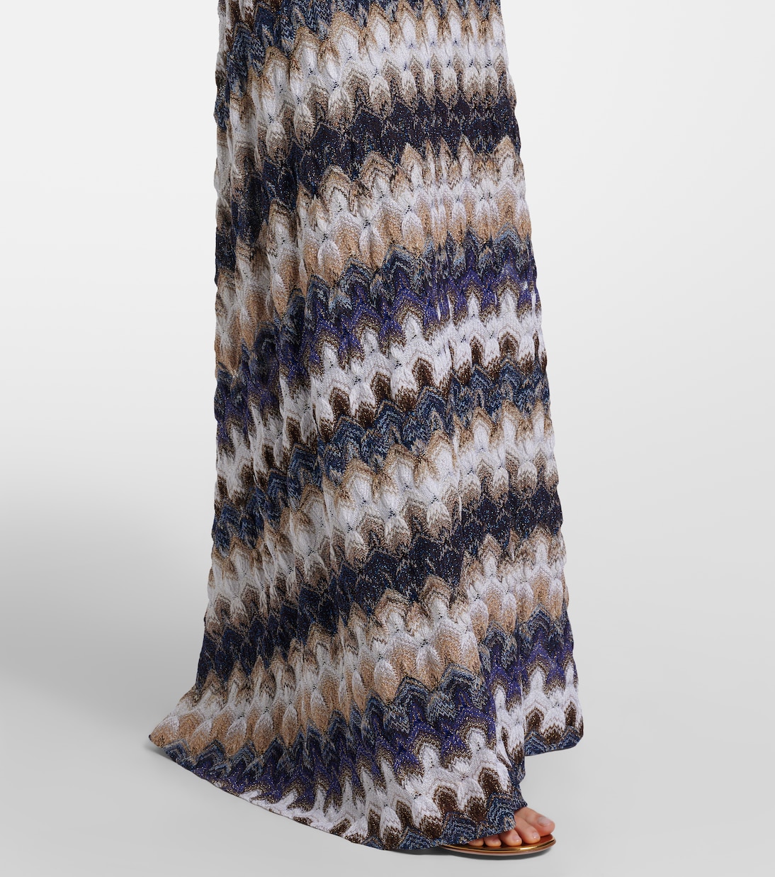 Lamé maxi dress | Missoni
