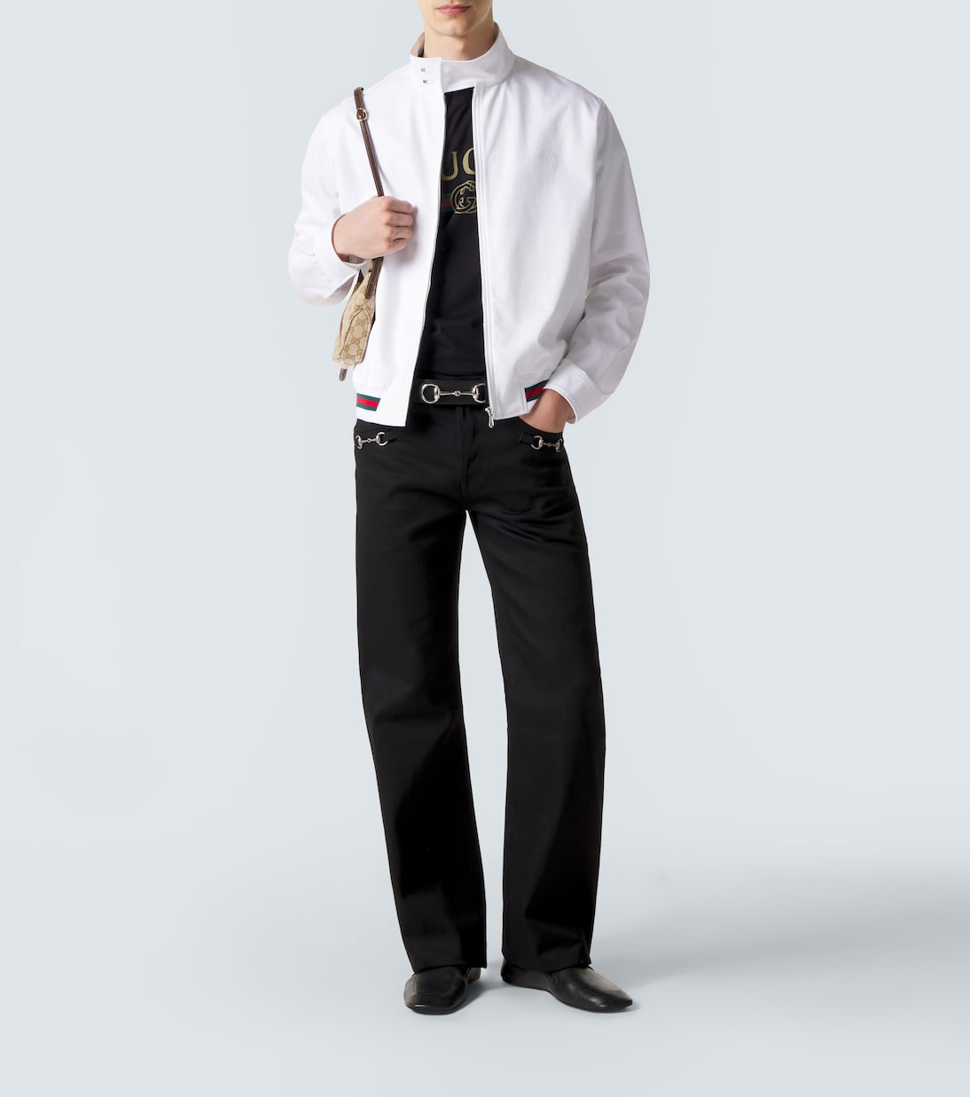 Giacca Web Stripe in twill di cotone | Gucci