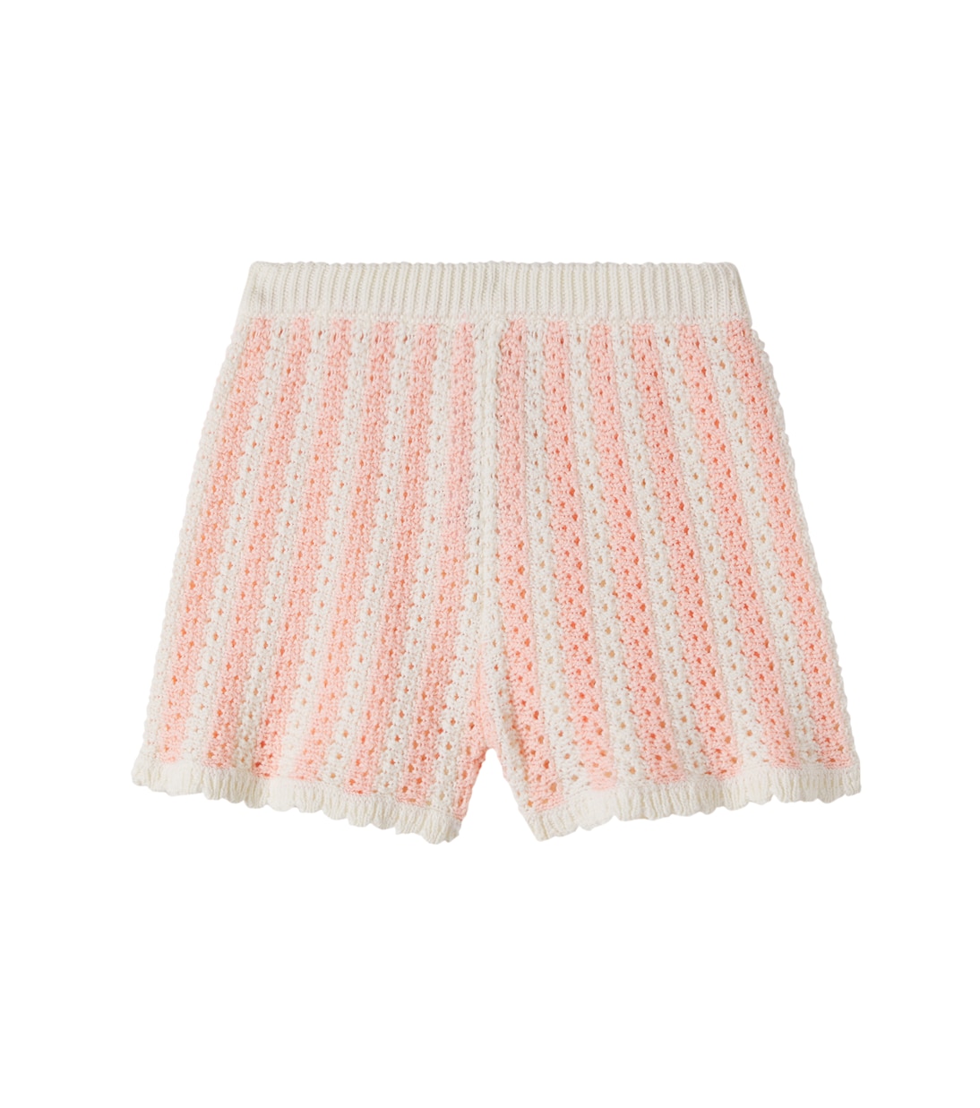 Mekylane crochet striped cotton shorts | Louise Misha