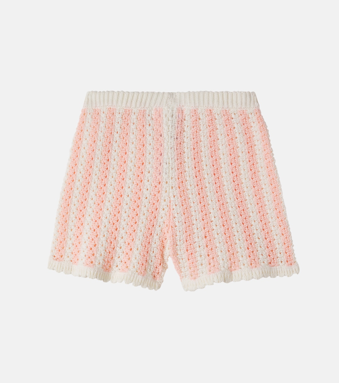 Mekylane crochet striped cotton shorts | Louise Misha