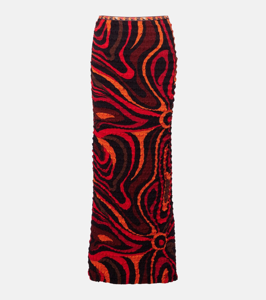 Falda larga Occhi fruncida | Pucci