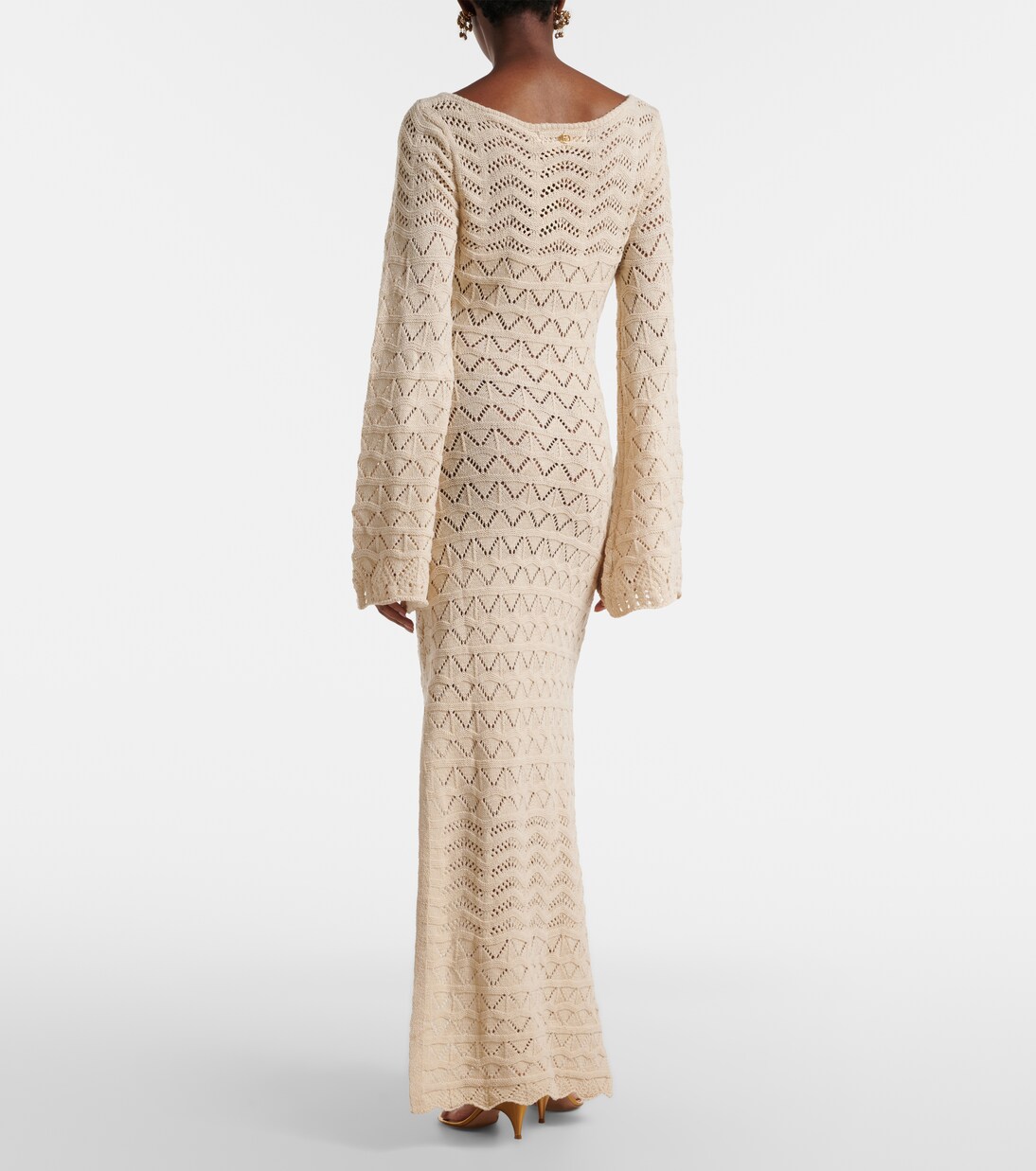 Rey crochet cotton-blend maxi dress | Bananhot