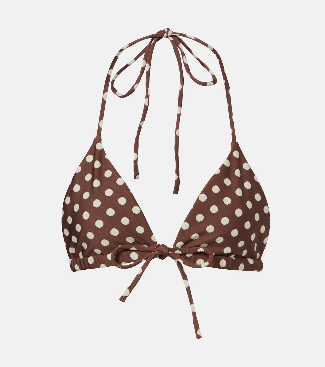 Emma polka-dot bikini top | Montce