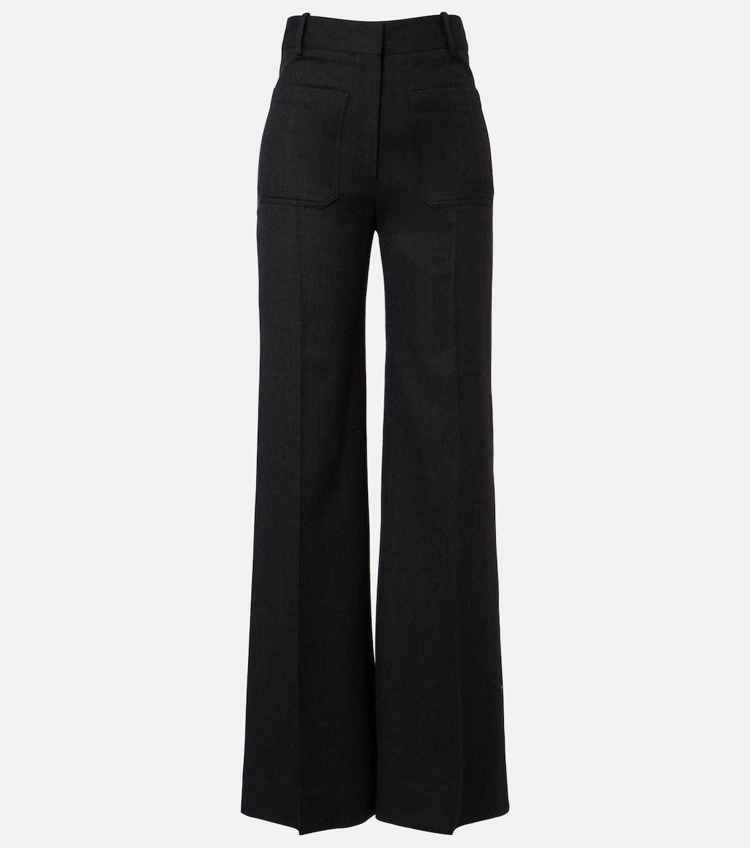 Pantalones flared Alina de lana virgen | Victoria Beckham