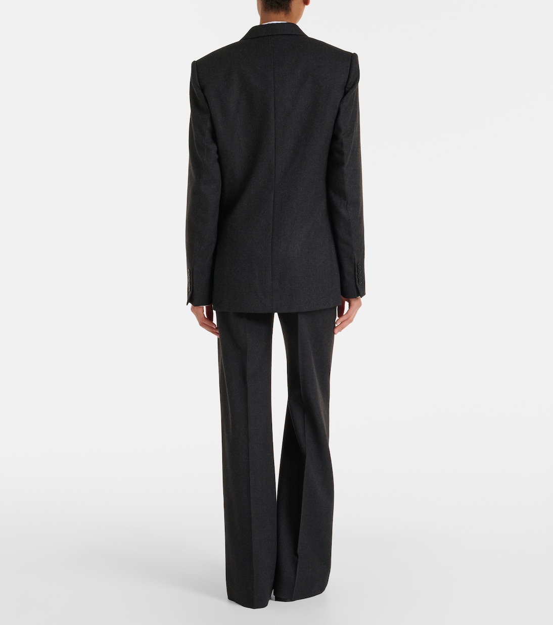 Pantalones flared Alina de lana virgen | Victoria Beckham