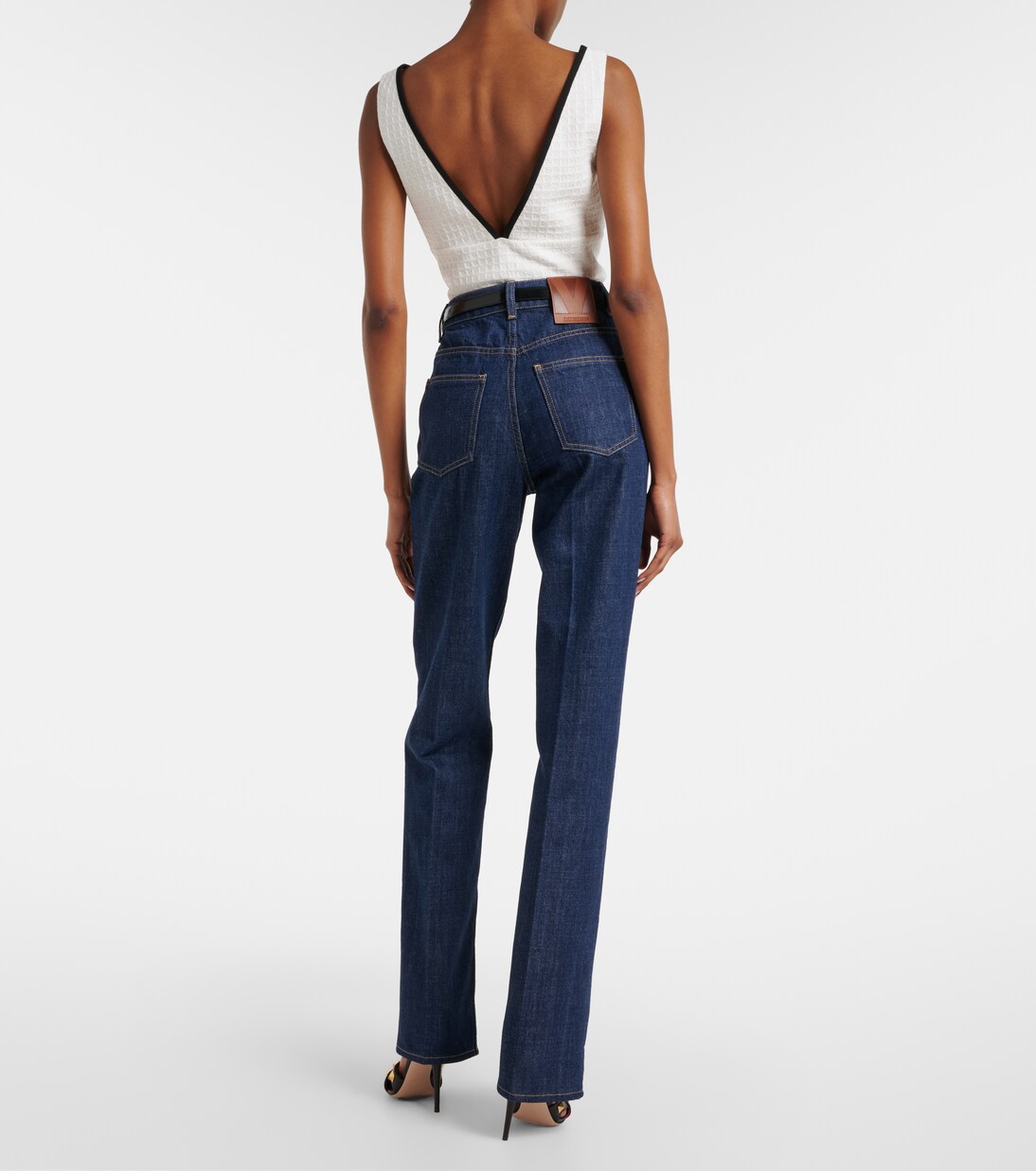 High-rise flared jeans | Valentino