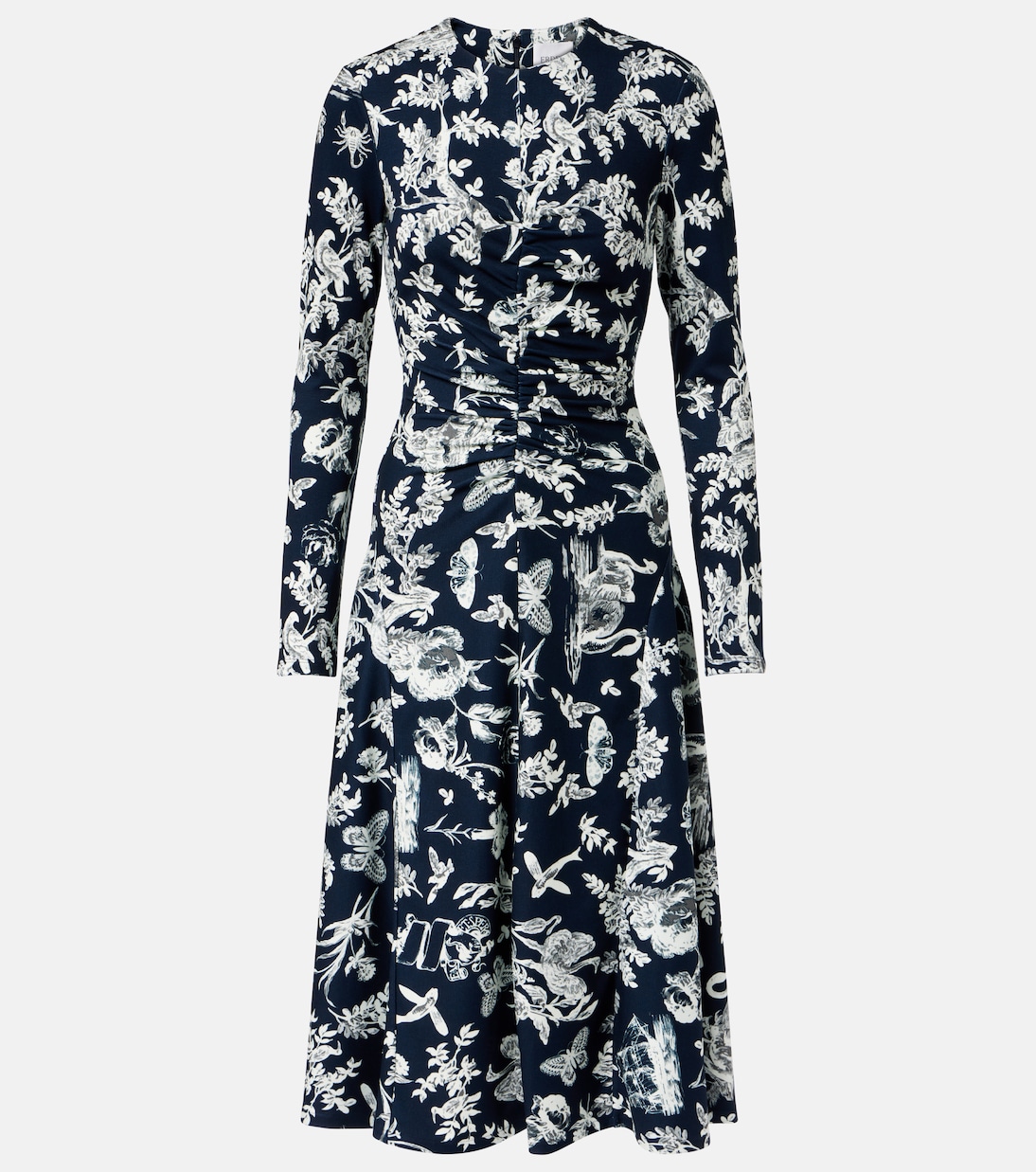 Abito midi con stampa floreale | Erdem