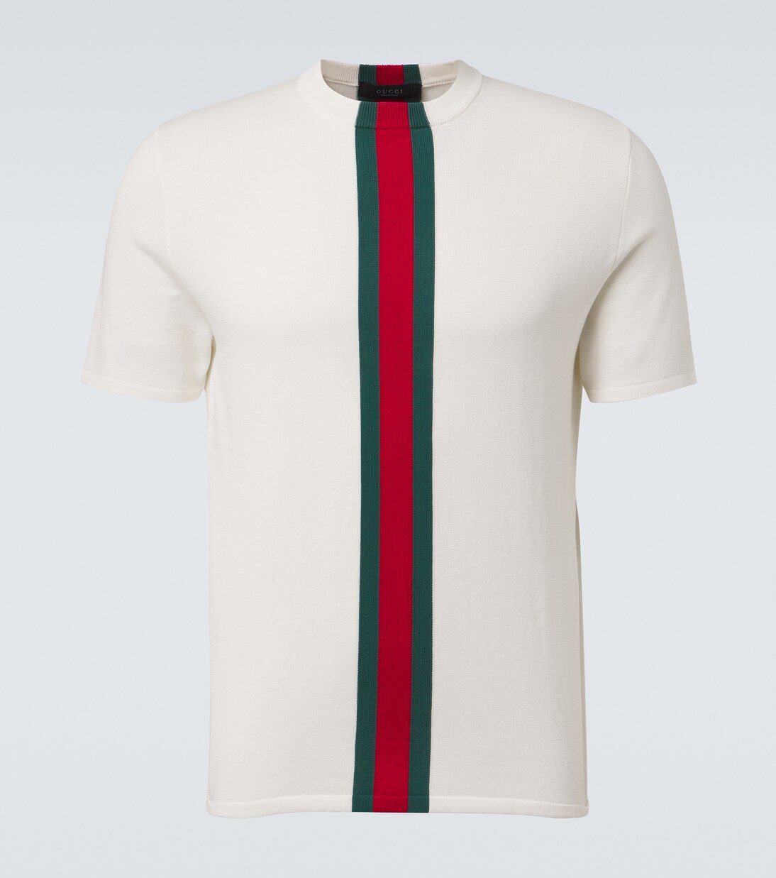 Camiseta de algodón con Web | Gucci
